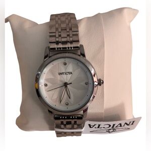 Authentic Invicta Silver Tone Sunflower Watch.
